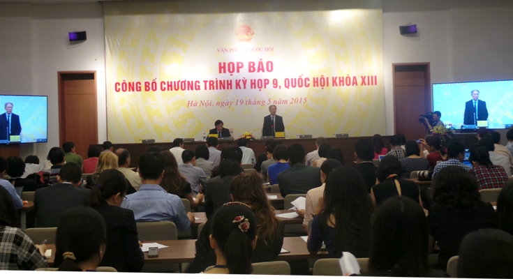 26 dự án luật sẽ được xem xét tại Kỳ họp thứ 9, Quốc hội khóa XIII